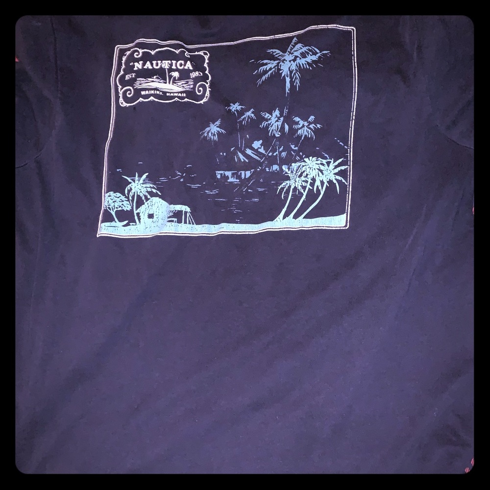 Nautica blue large shirt